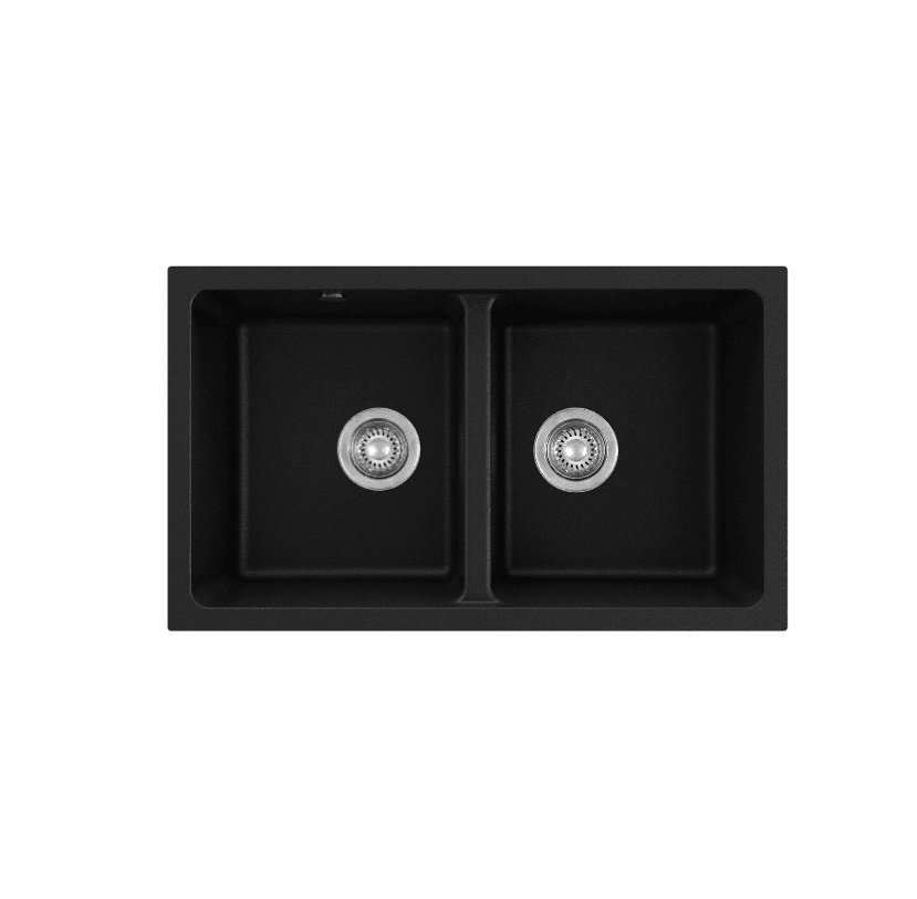 FREGADERO GRT TI 80 2C NEGRO