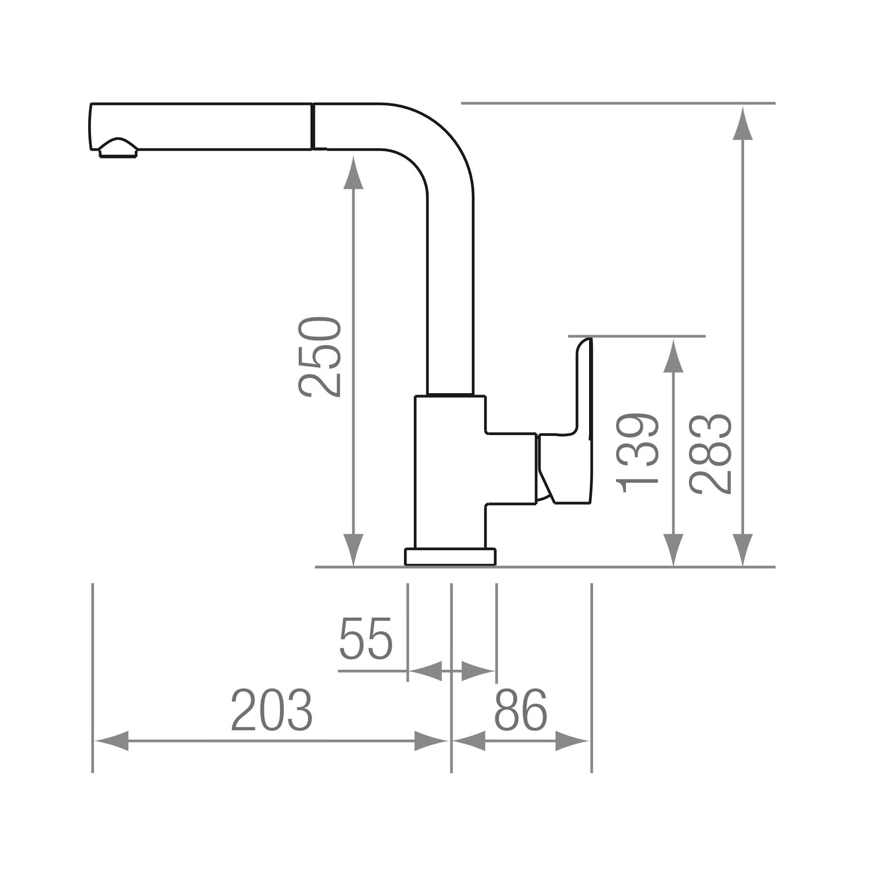 GRIFO CLASS EXTRAÍBLE blueprint