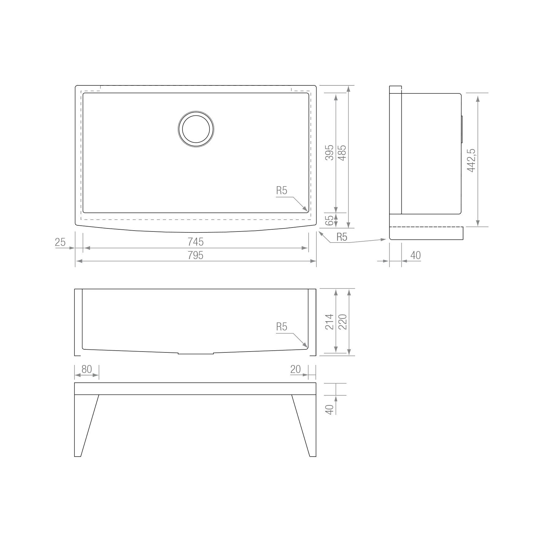 FREGADERO COUNTRY 80 1C blueprint