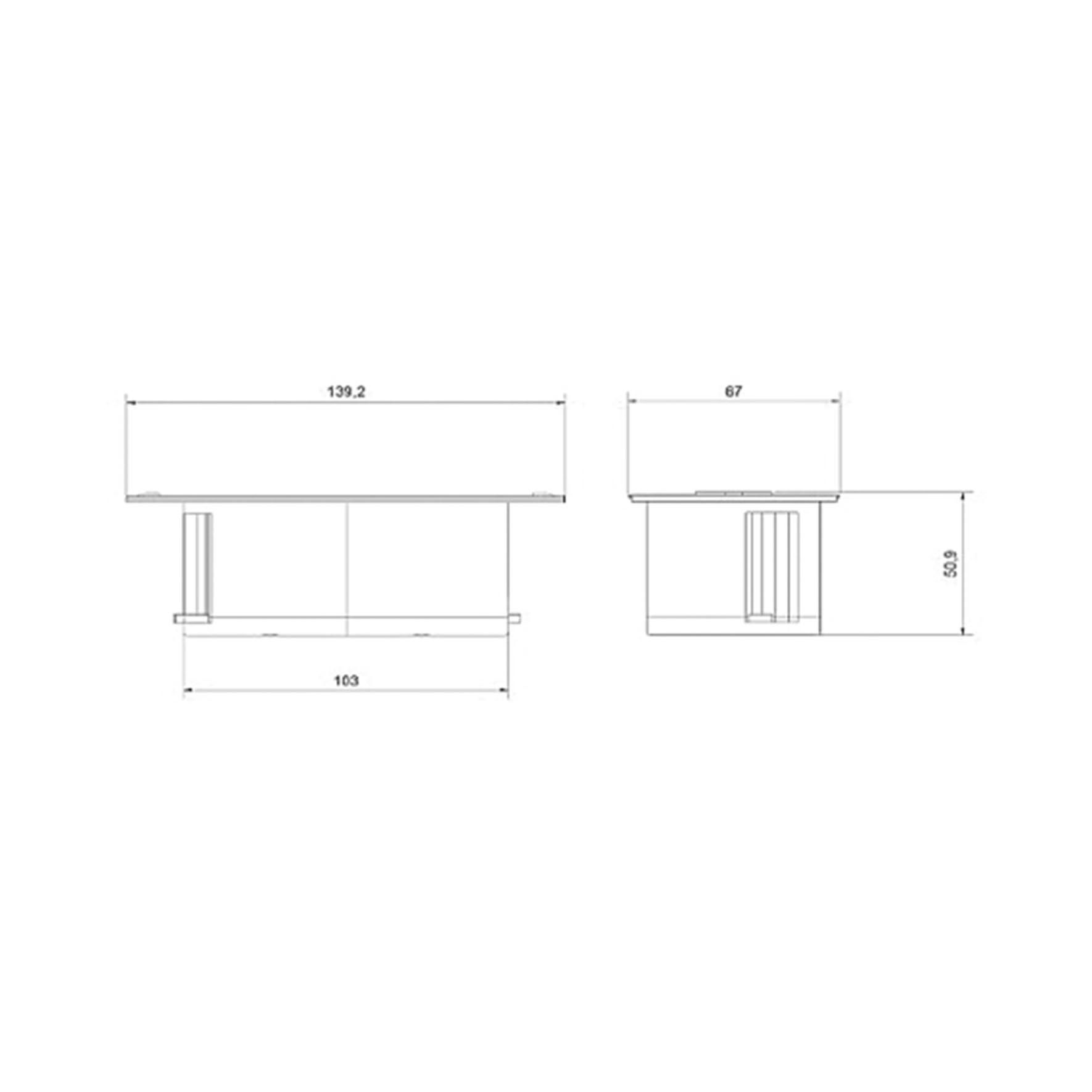DOBLE ENCHUFE DUE blueprint