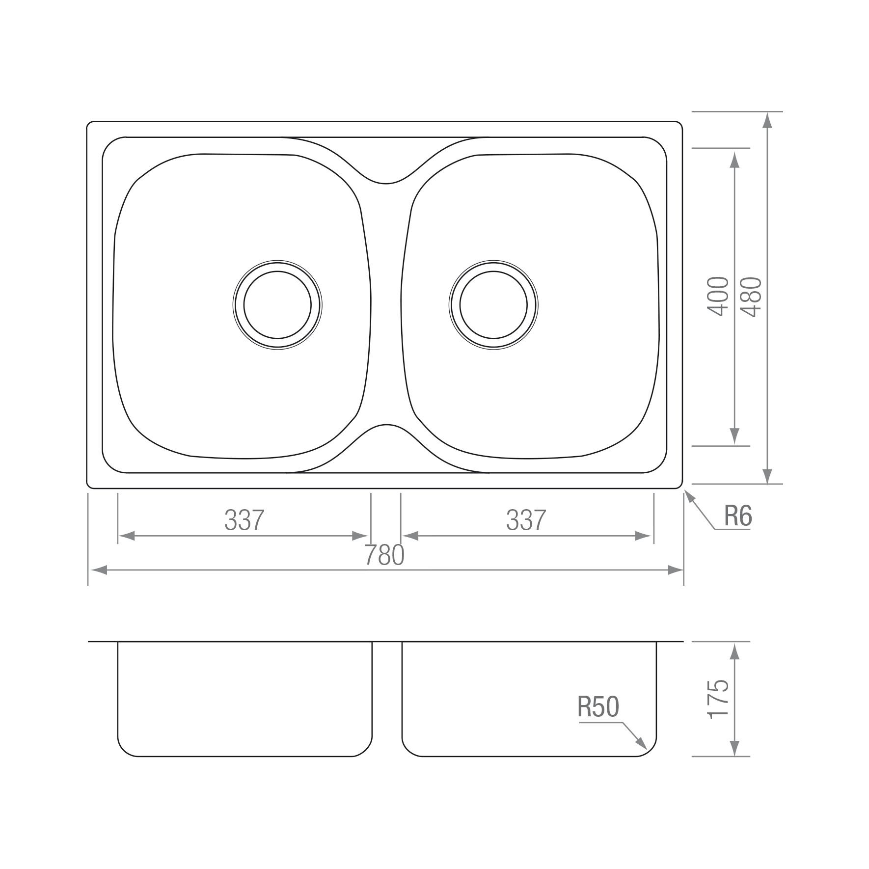 FREGADERO HF 78 CC s blueprint