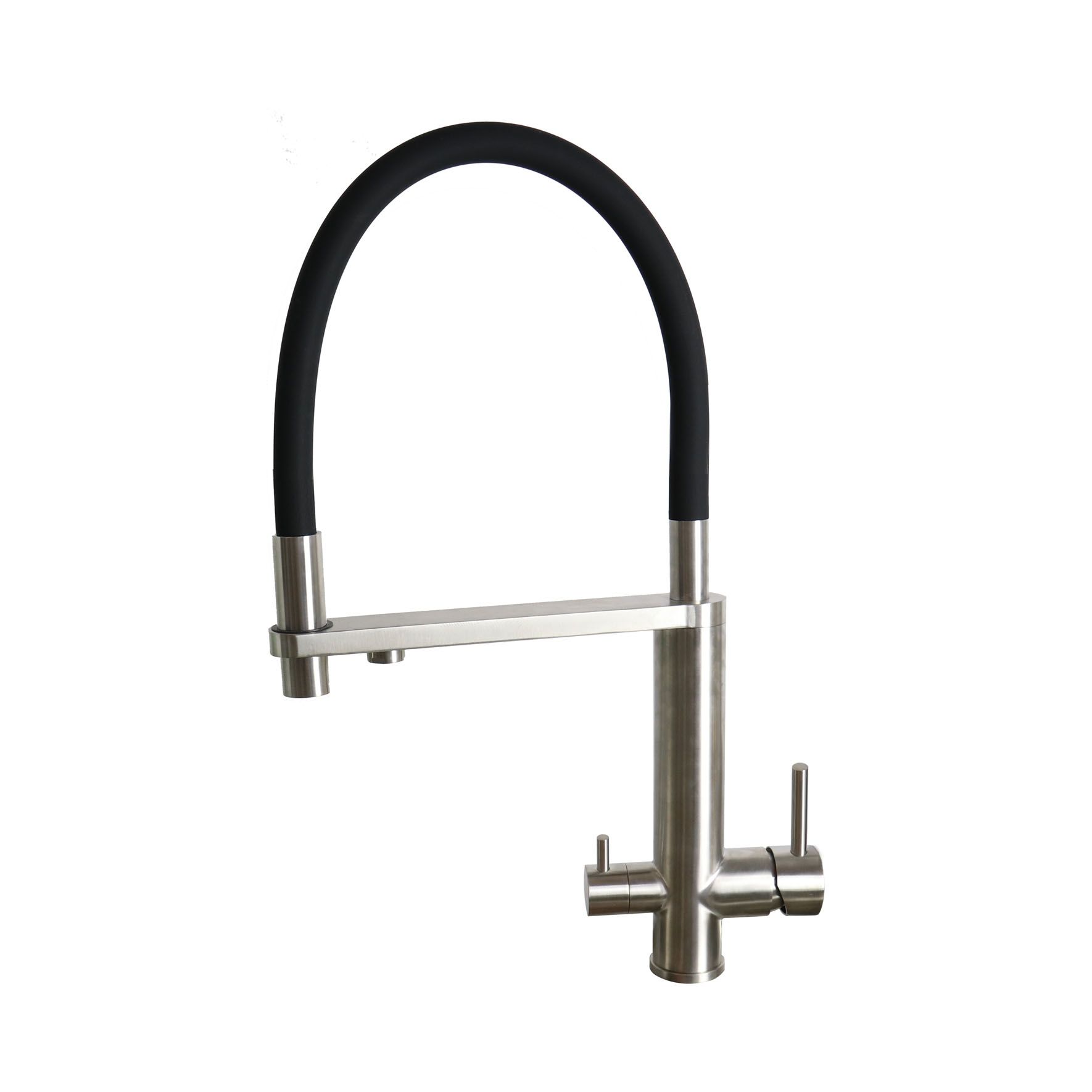 GRIFO OSMO PRO NEGRO-INOX