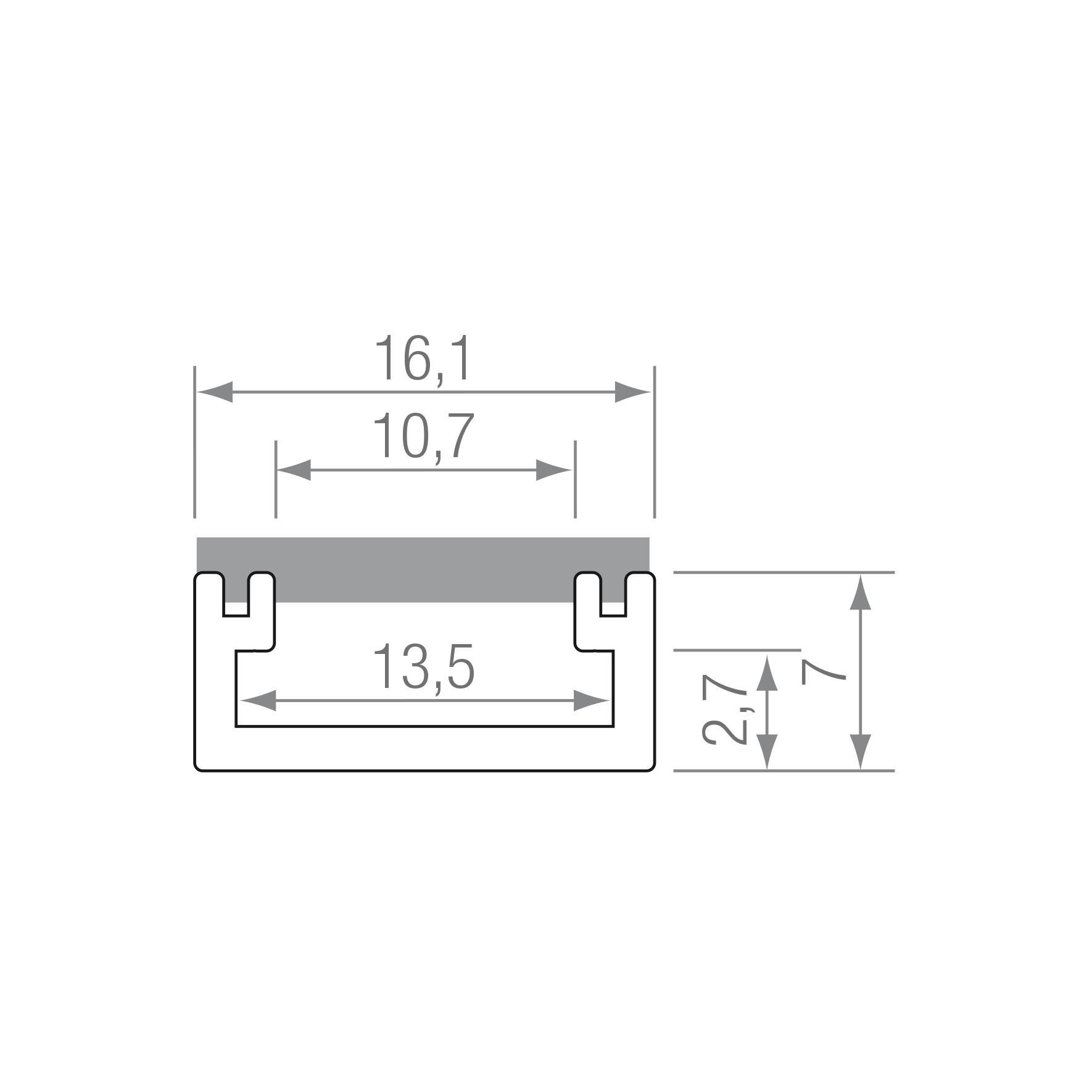 PERFIL SERIE 1100 HD blueprint