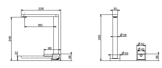 GRIFO TELESCOPIC blueprint