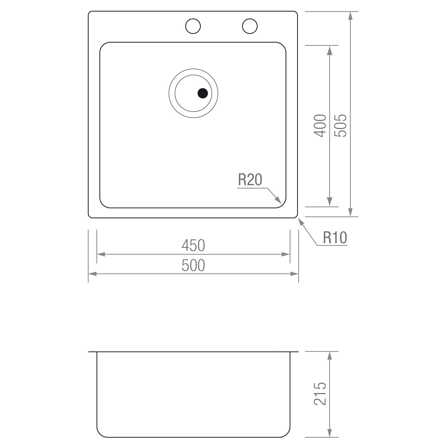 FREGADERO ZEN FG 4540 A blueprint