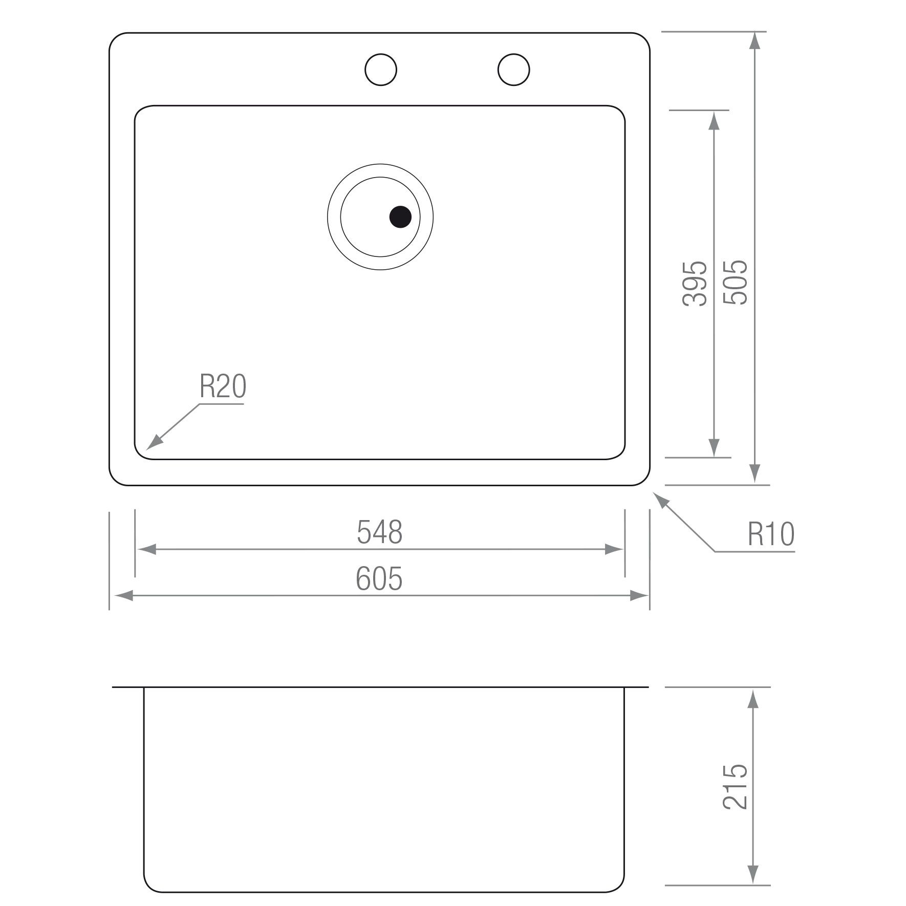 FREGADERO ZEN FG 5540 A blueprint