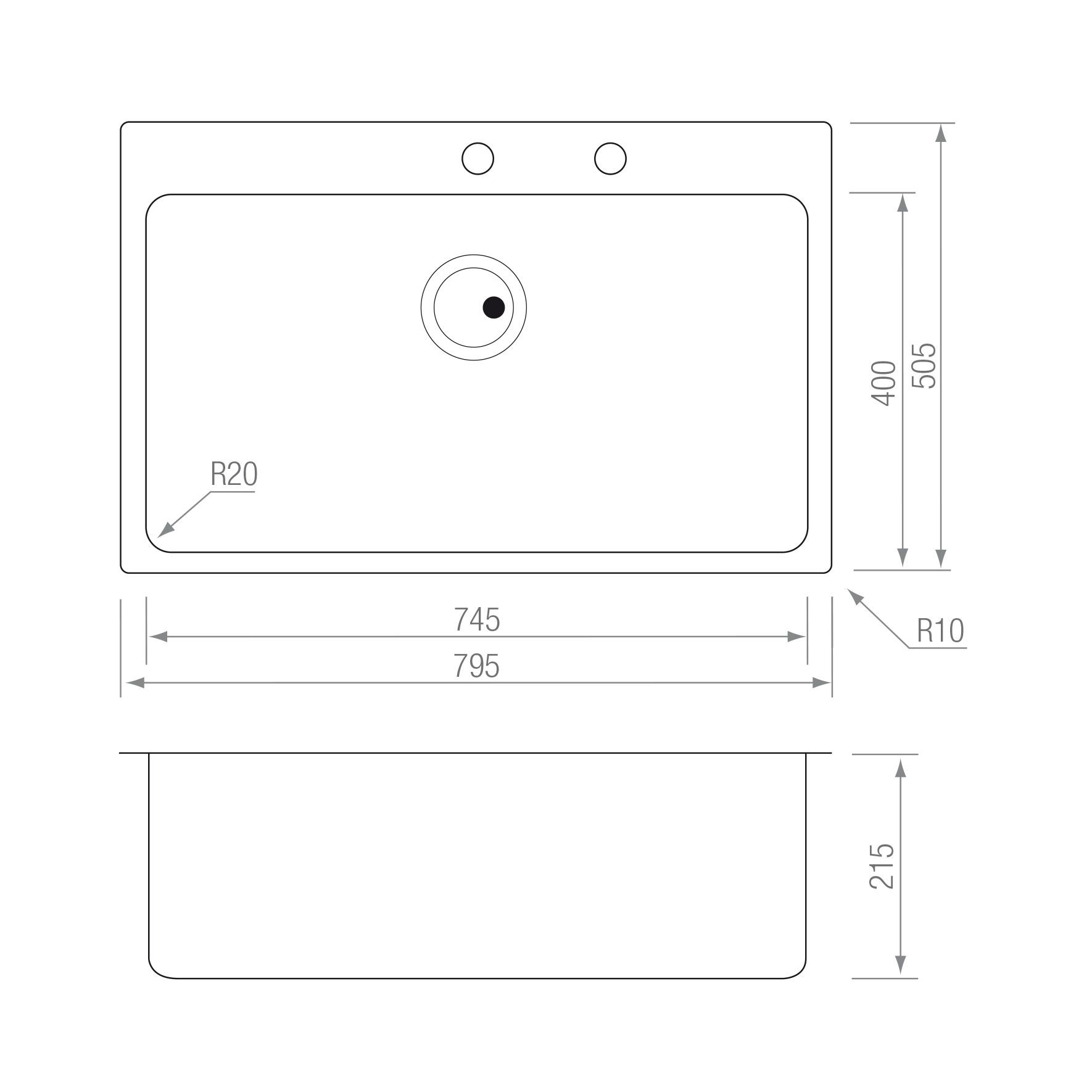 FREGADERO ZEN FG 7440 A blueprint